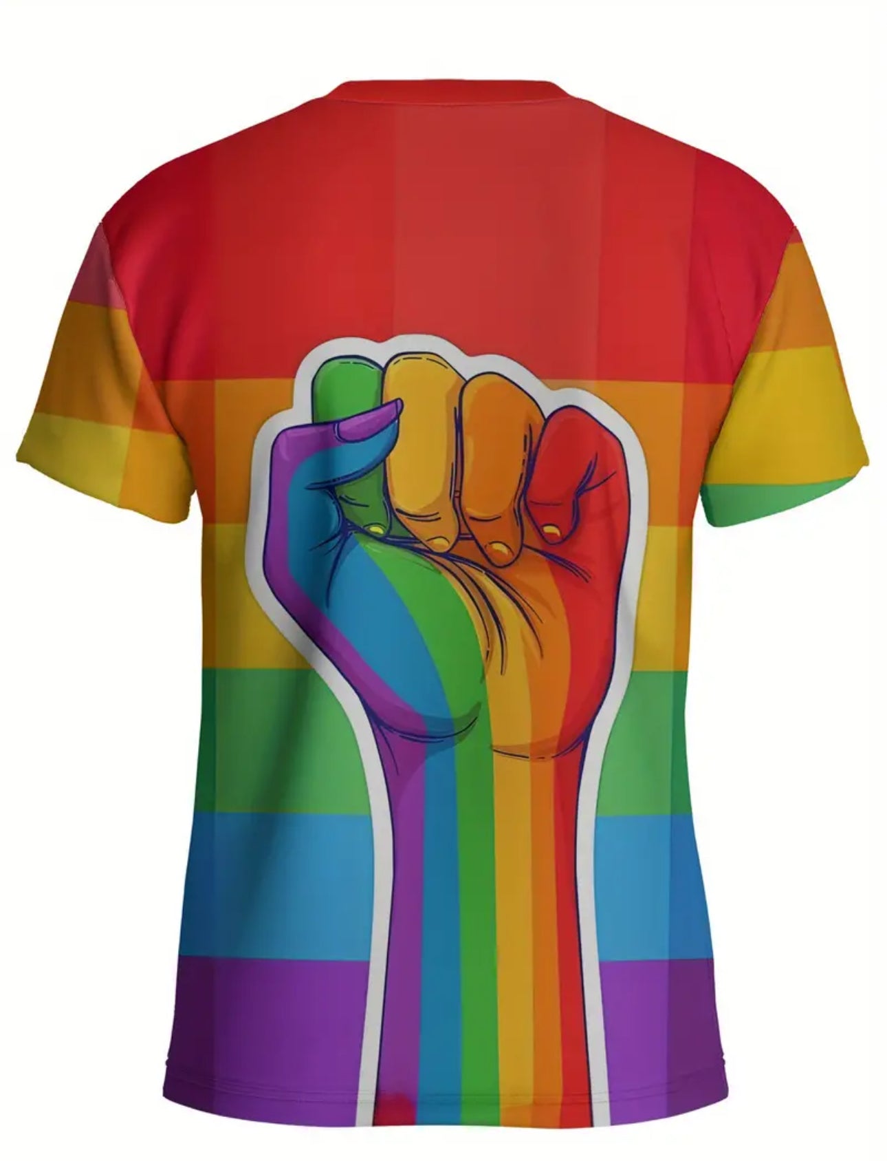 Pride Regenboog T-Shirt - Maat L