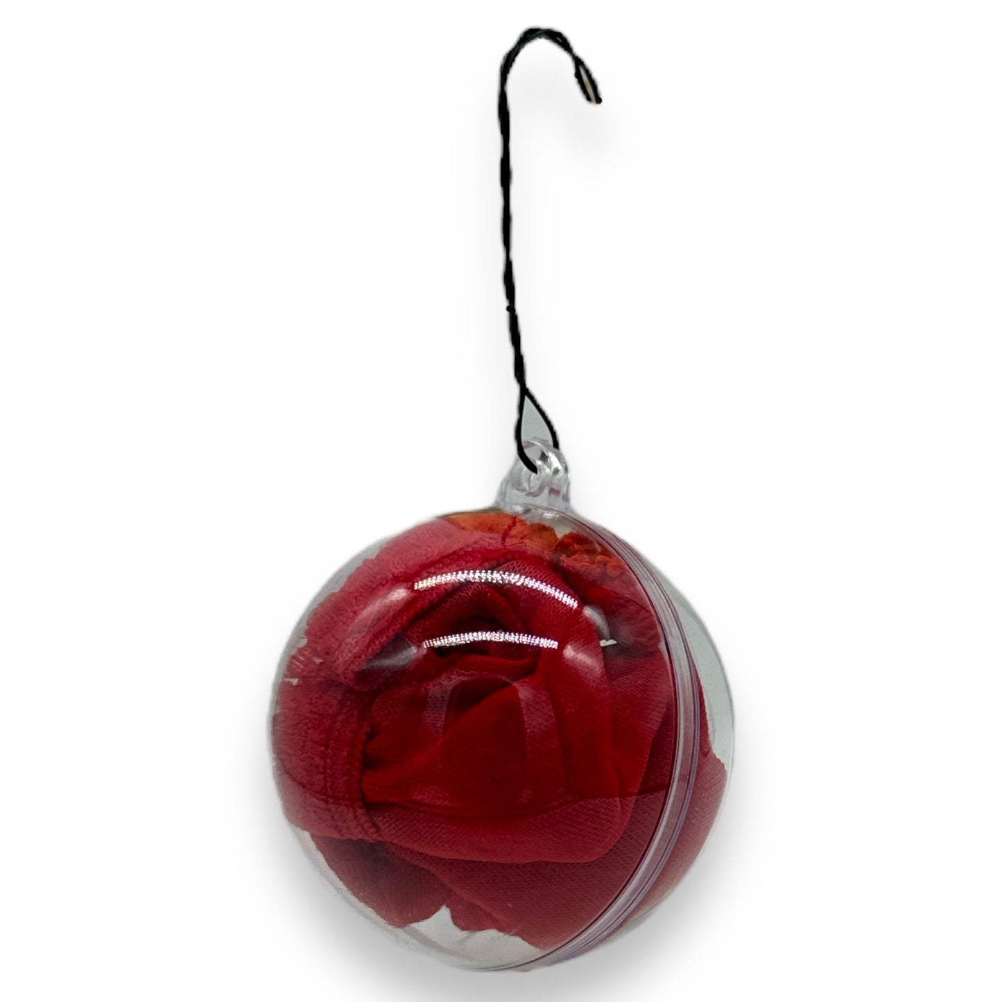 Kerstbal met Rode Slip Binnenin - Uniek Cadeau