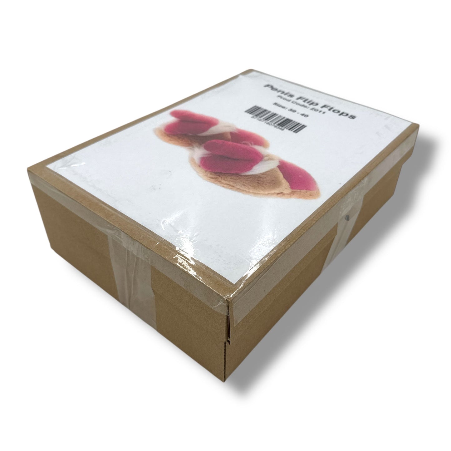 Penis Slippers – Pluche Flip-Flops met Piemelvorm – Maat 39-40