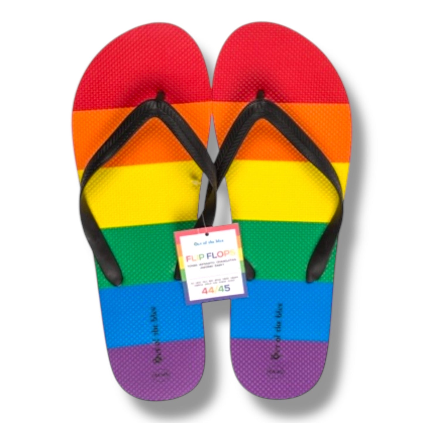 Regenboog Slippers – Flip Flops met Pride Kleuren