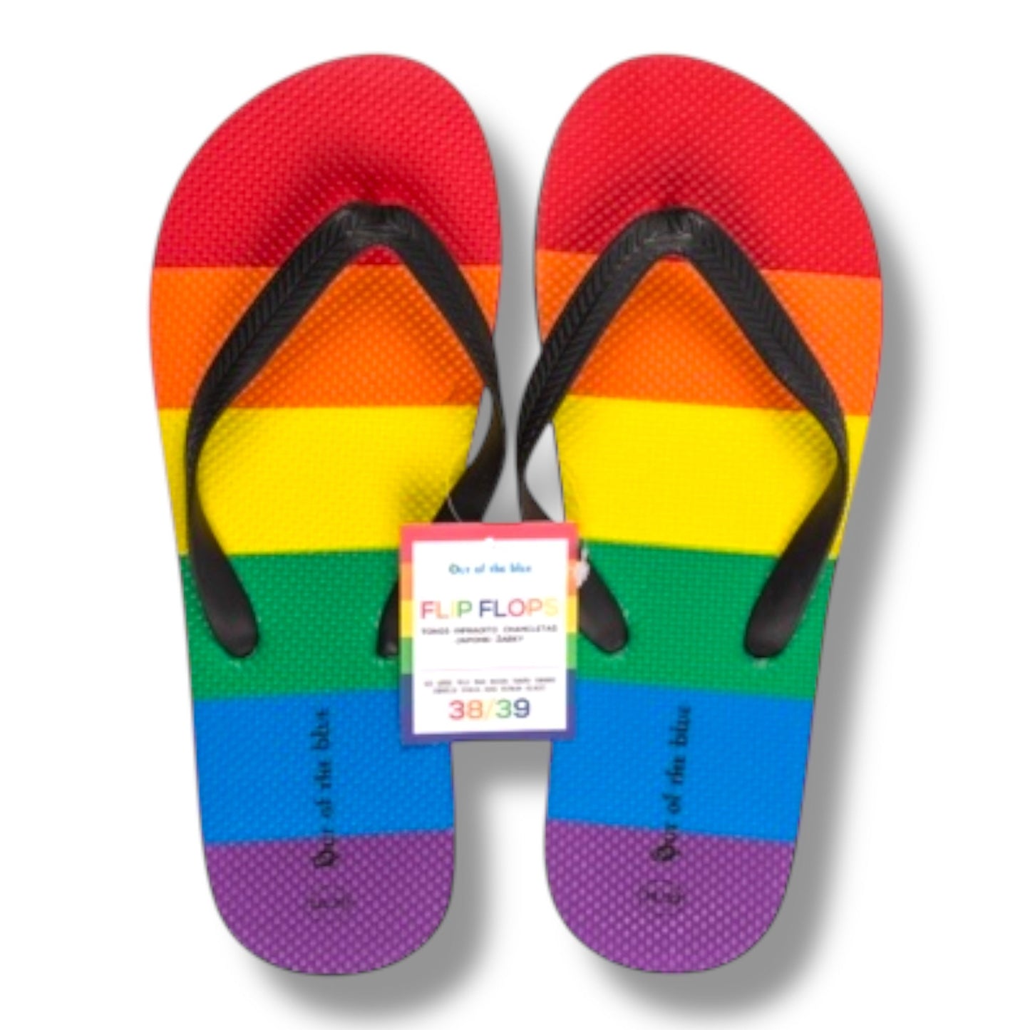 Regenboog Slippers – Flip Flops met Pride Kleuren