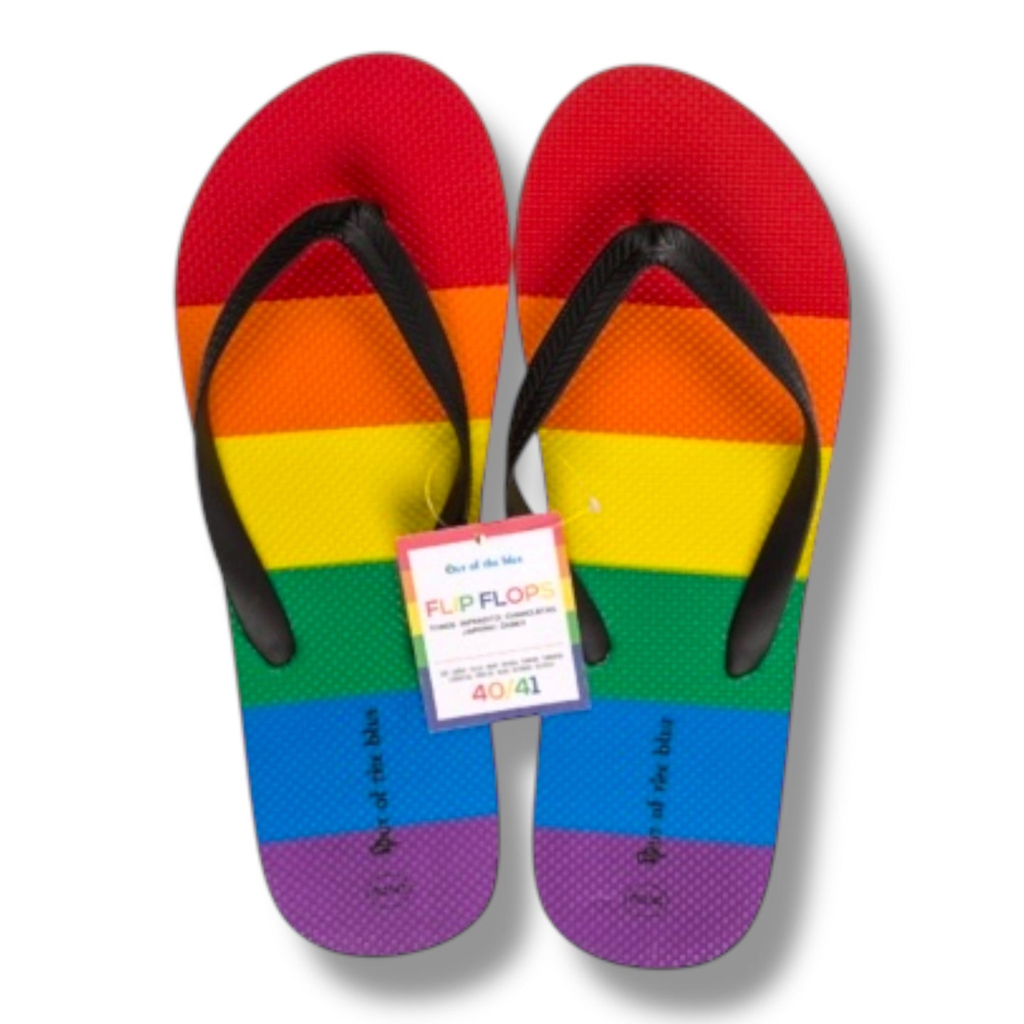 Regenboog Slippers – Flip Flops met Pride Kleuren