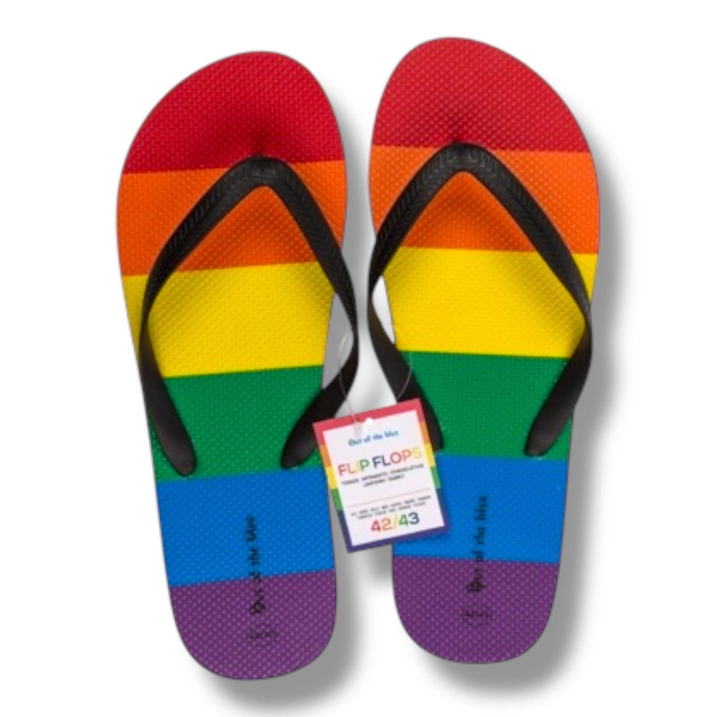 Regenboog Slippers – Flip Flops met Pride Kleuren