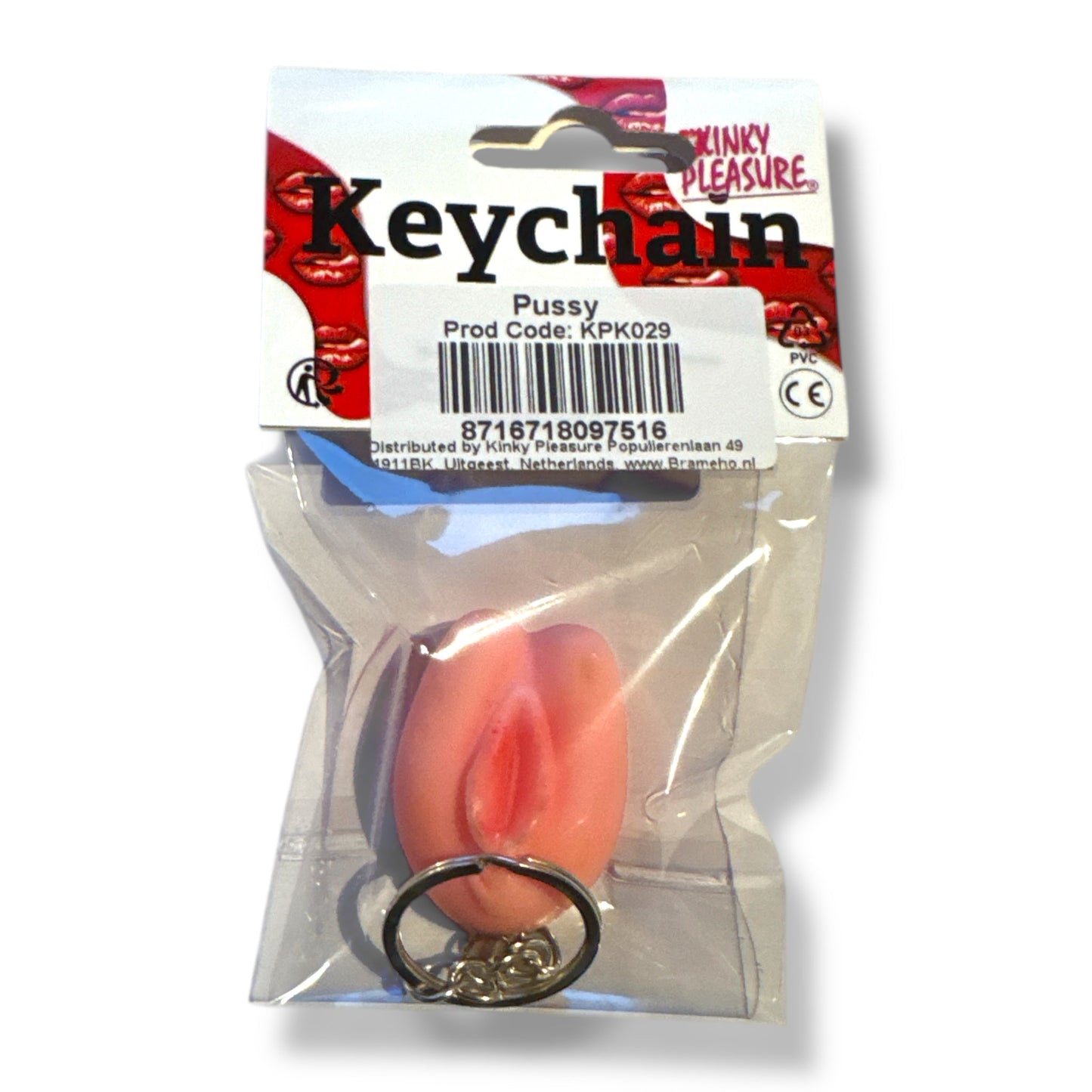 Vagina Sleutelhanger - Roze