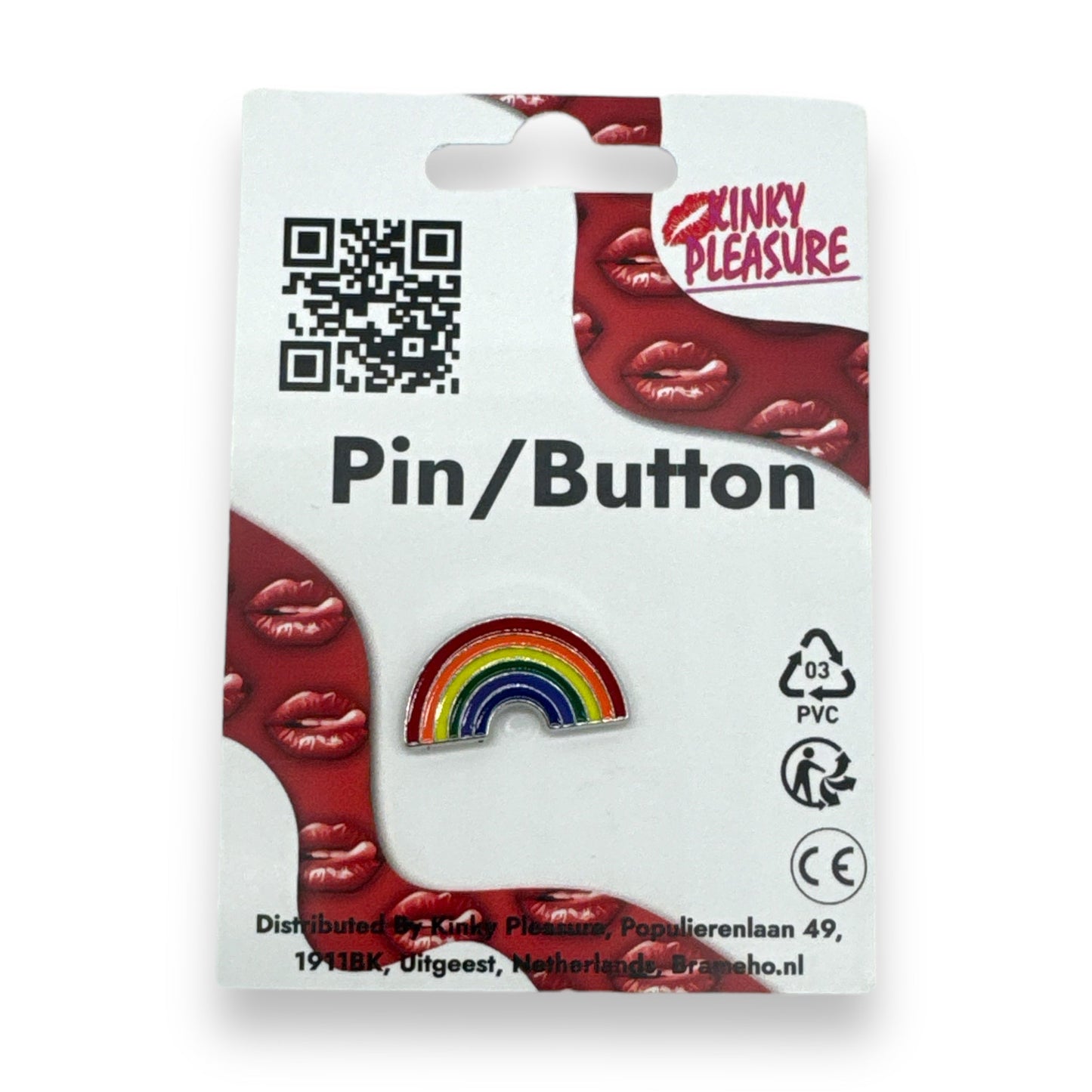 Regenboog Pin – Halve Boogvormig LGBTQ+ Speldje