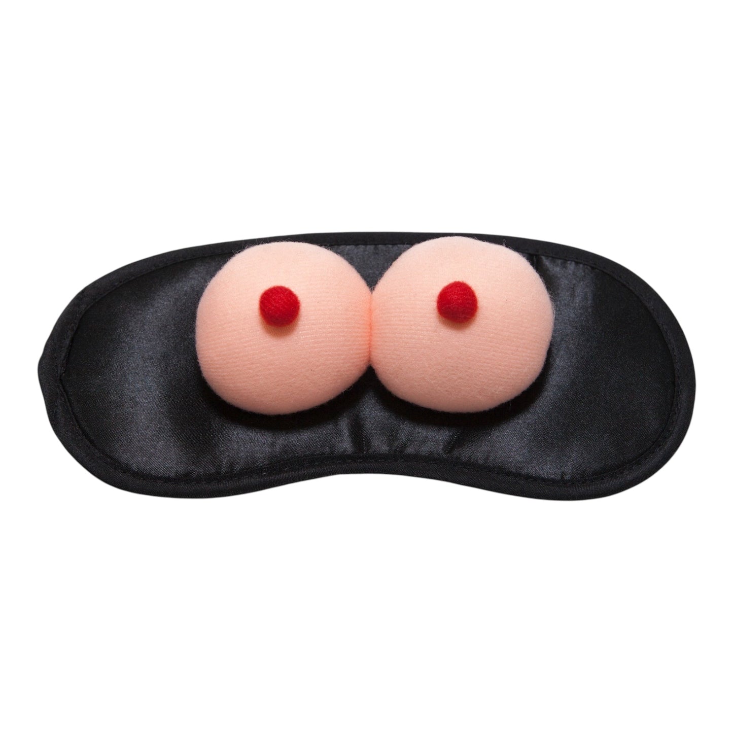 Grappig Oogmasker met Borsten Design - Zwart en Huidkleur