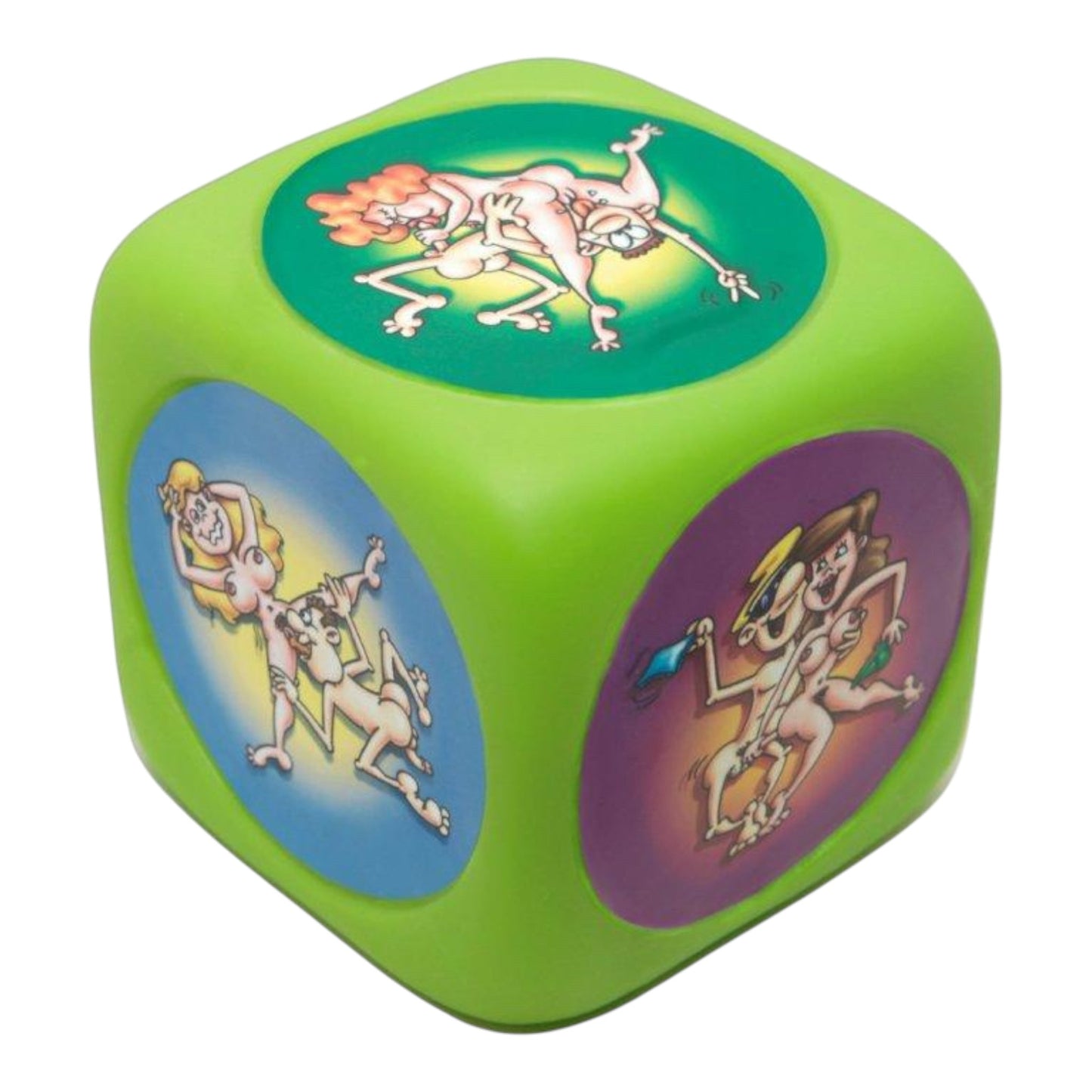 Grote Cartoon Seksdobbelstenen - Multicolor - 15 cm