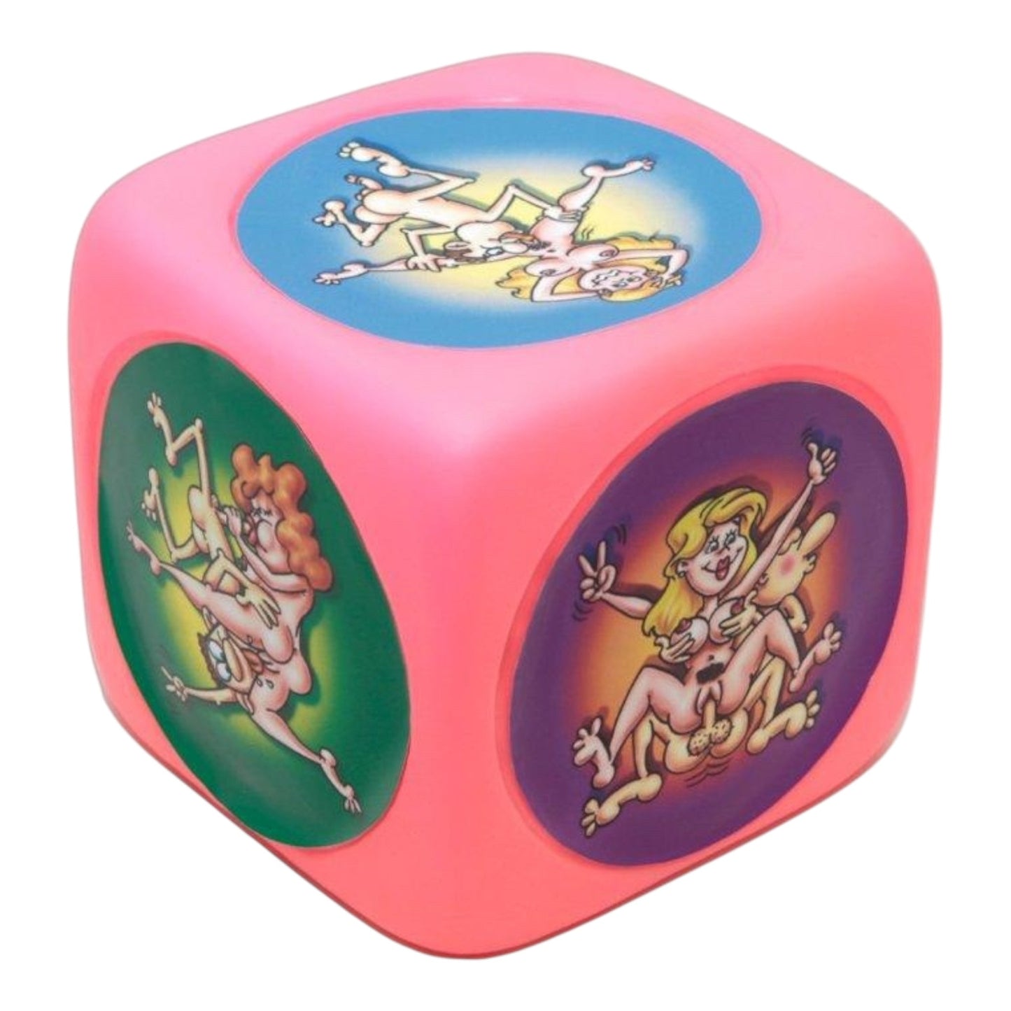 Grote Cartoon Seksdobbelstenen - Multicolor - 15 cm