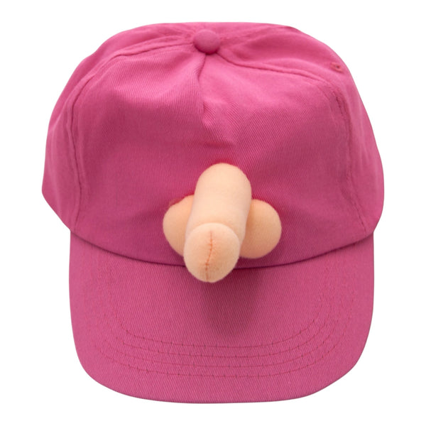 Lustige Mütze mit Penis, rosa – Einheitsgröße