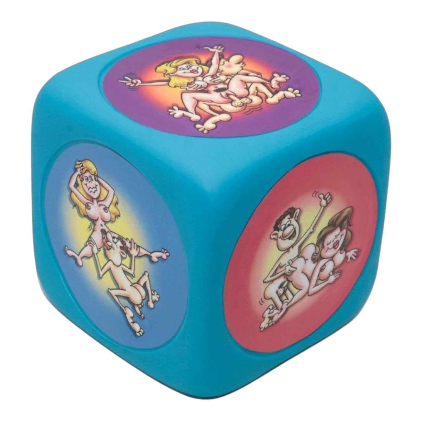 Grote Cartoon Seksdobbelstenen - Multicolor - 15 cm