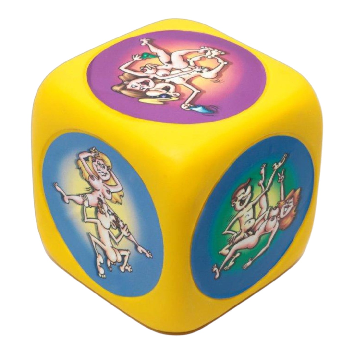 Grote Cartoon Seksdobbelstenen - Multicolor - 15 cm