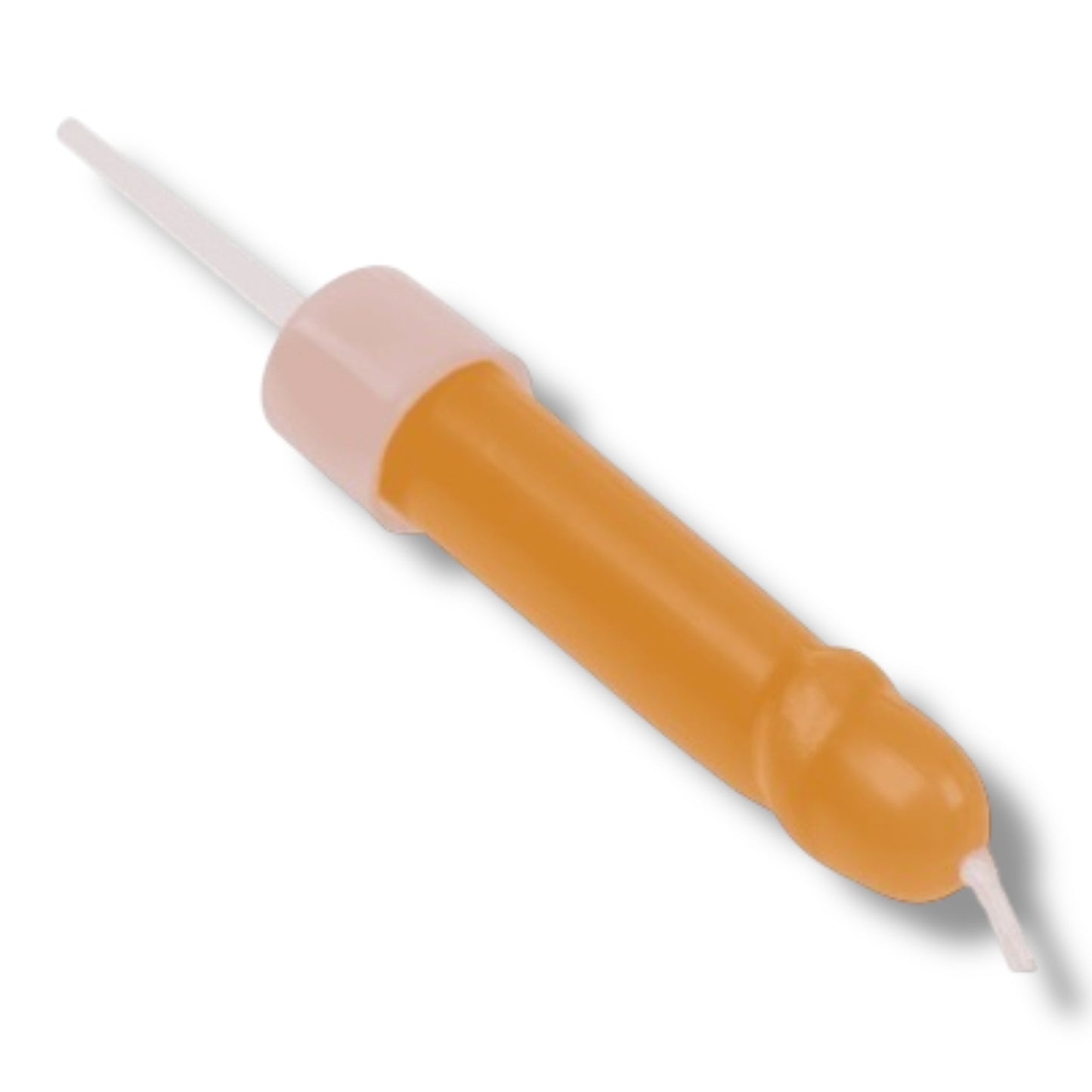 Peniskaarsjes – 6 Stuks in Displayverpakking – Bruin & Beige – Met Houdertjes