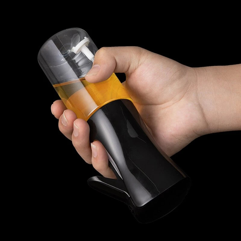 Kitchen Oil Bottle Spray - Olive Oil Dispenser - Press-type Design - Fitness and Barbecue - Easy and Precise