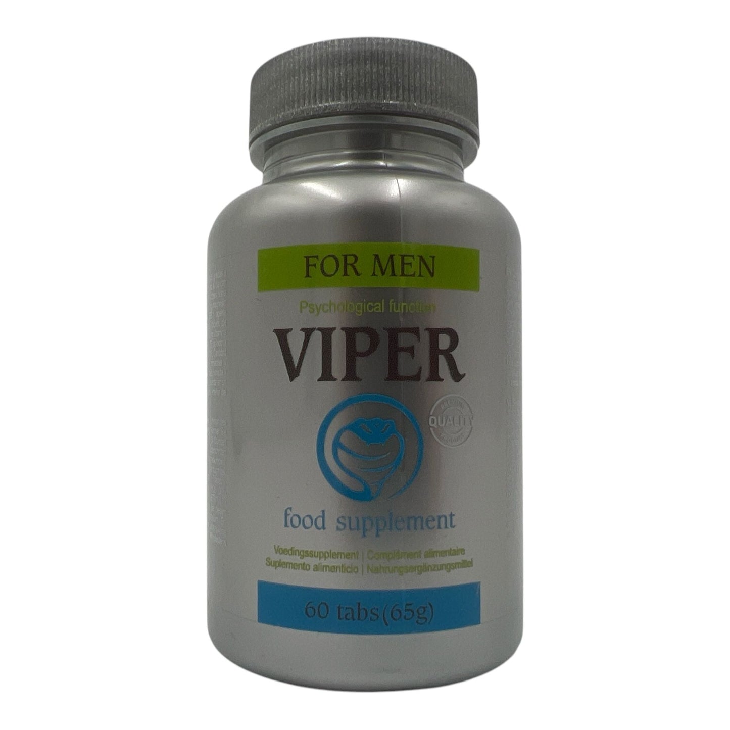 Viper For Men – Erectiepillen – Penisvergroting – 60 Capsules