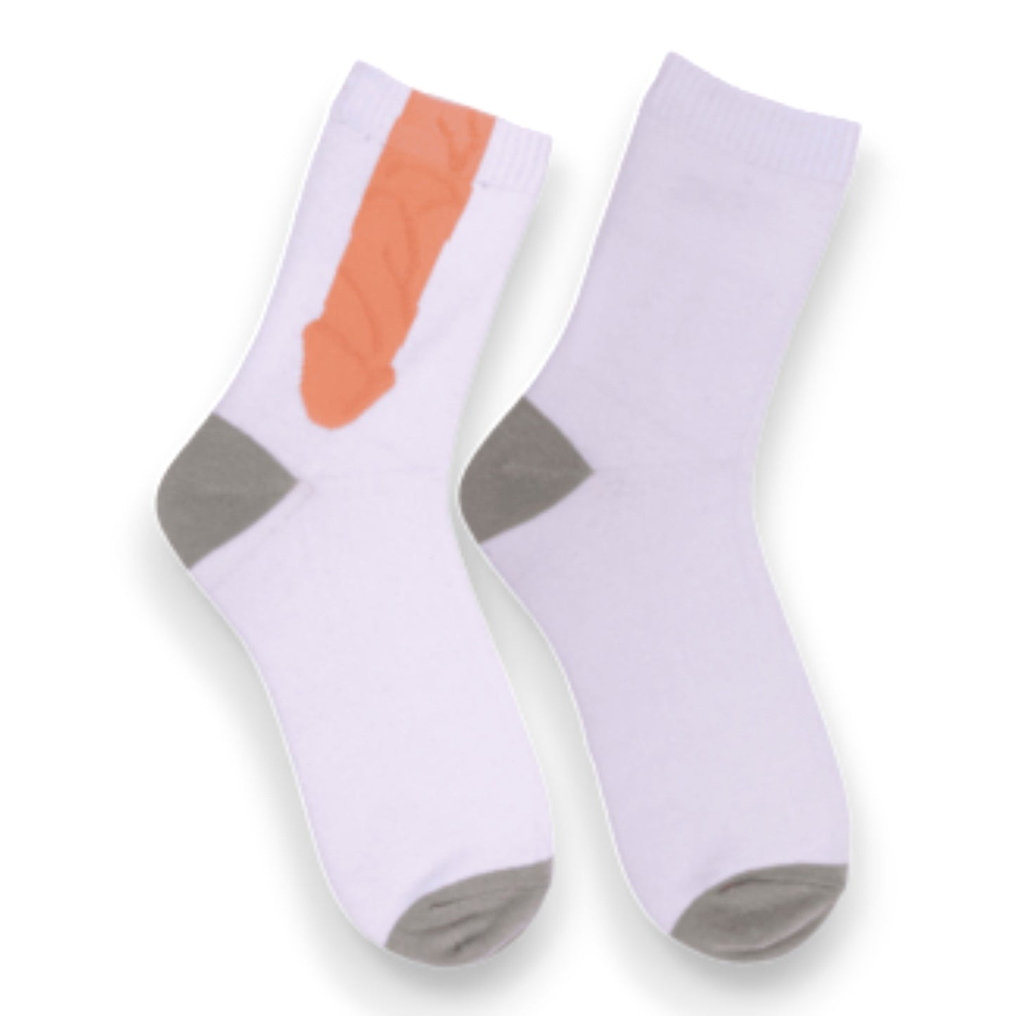Penis Sokken – Set van 2 Paar Grappige Sokken in Zwart en Wit
