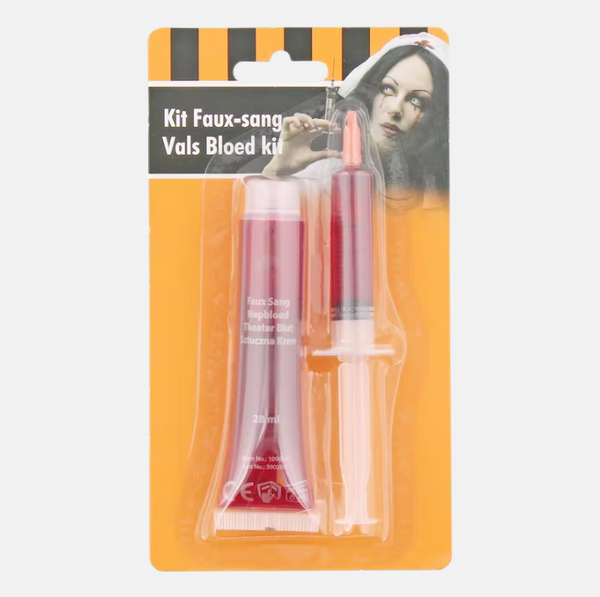 Halloween Doctor Spuit met 28 ml Nep Bloed