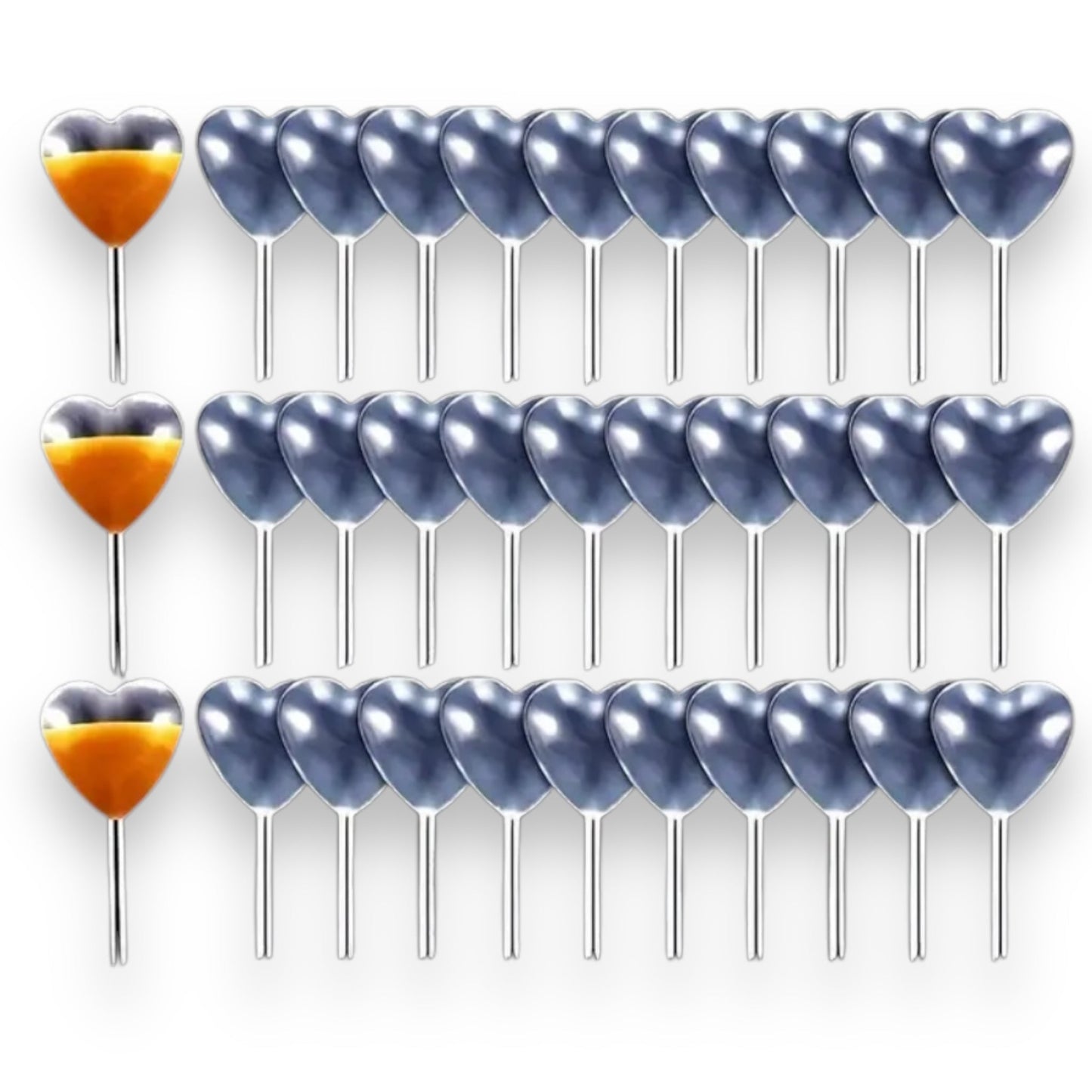Hartvormige Pipetten - Set van 4 Stuks