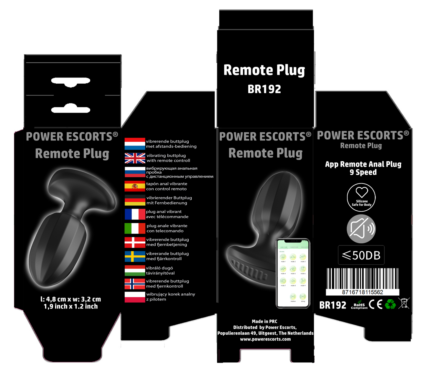 Remote Plug – App Bestuurbaar – 9 Vibratie Standen