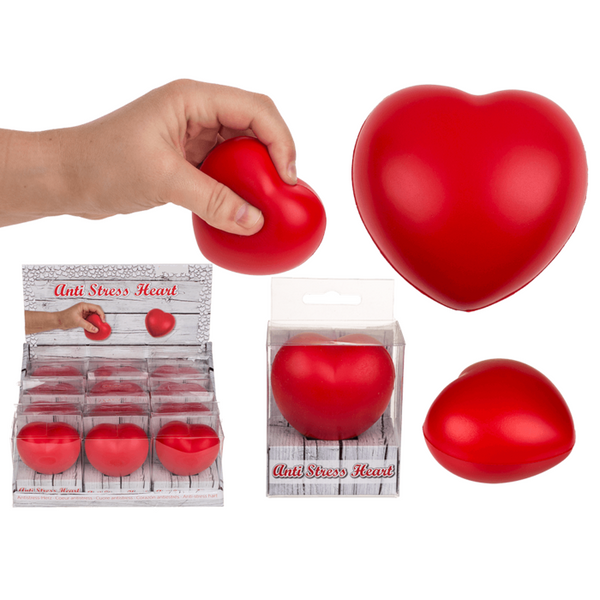Anti-Stress-Ball Herz Kunststoff