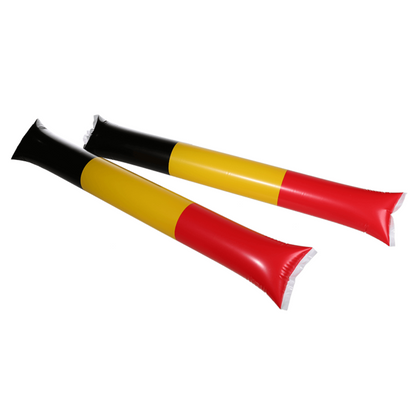 Opblaasbare Roddelpaal voor Sport Supporters - België & Duitsland 60cm