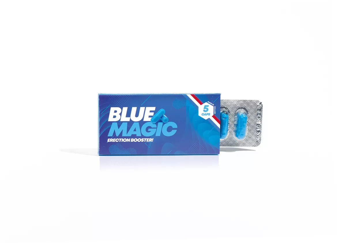 Blue Magic Erection Booster – 5 Capsules – Natuurlijke Libido Verhoger