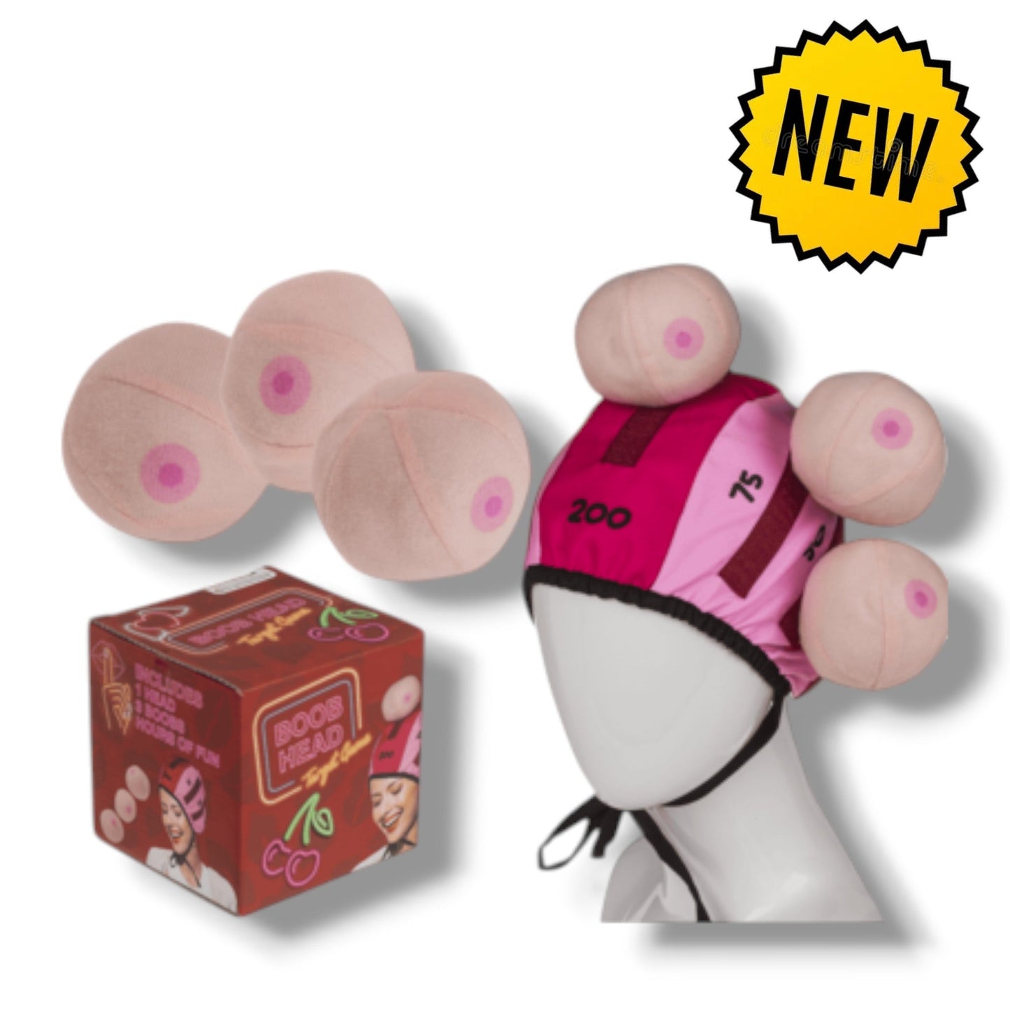 Boob Head Game – Foute Party Game met Borsten Muts