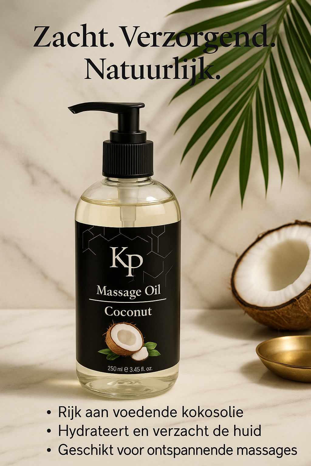 Kokos Massageolie – Voedend & Tropisch – 250ml