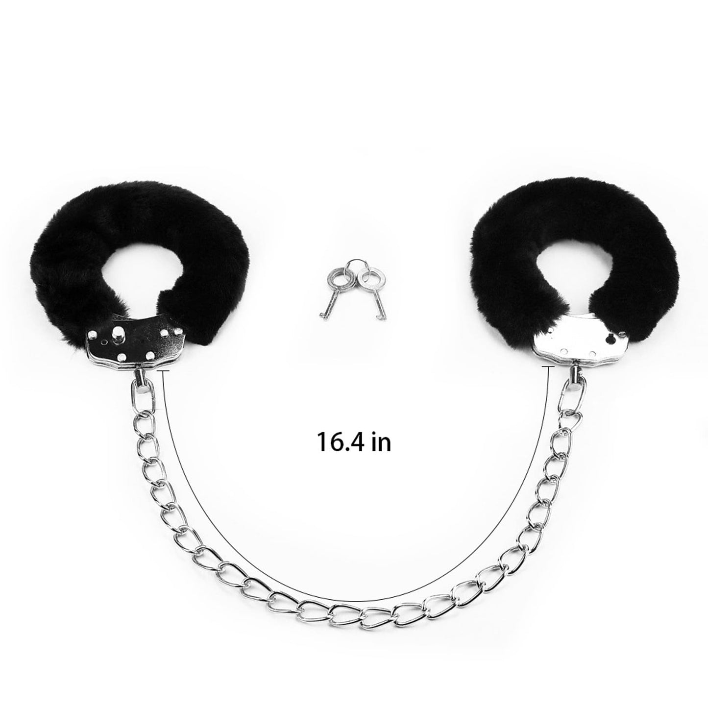 Furry Cuffs Mix Box total 24 Pcs 4 Colours Extra Heavy - Extra Long Chain - extra Big - each Cuffs 265 Gram