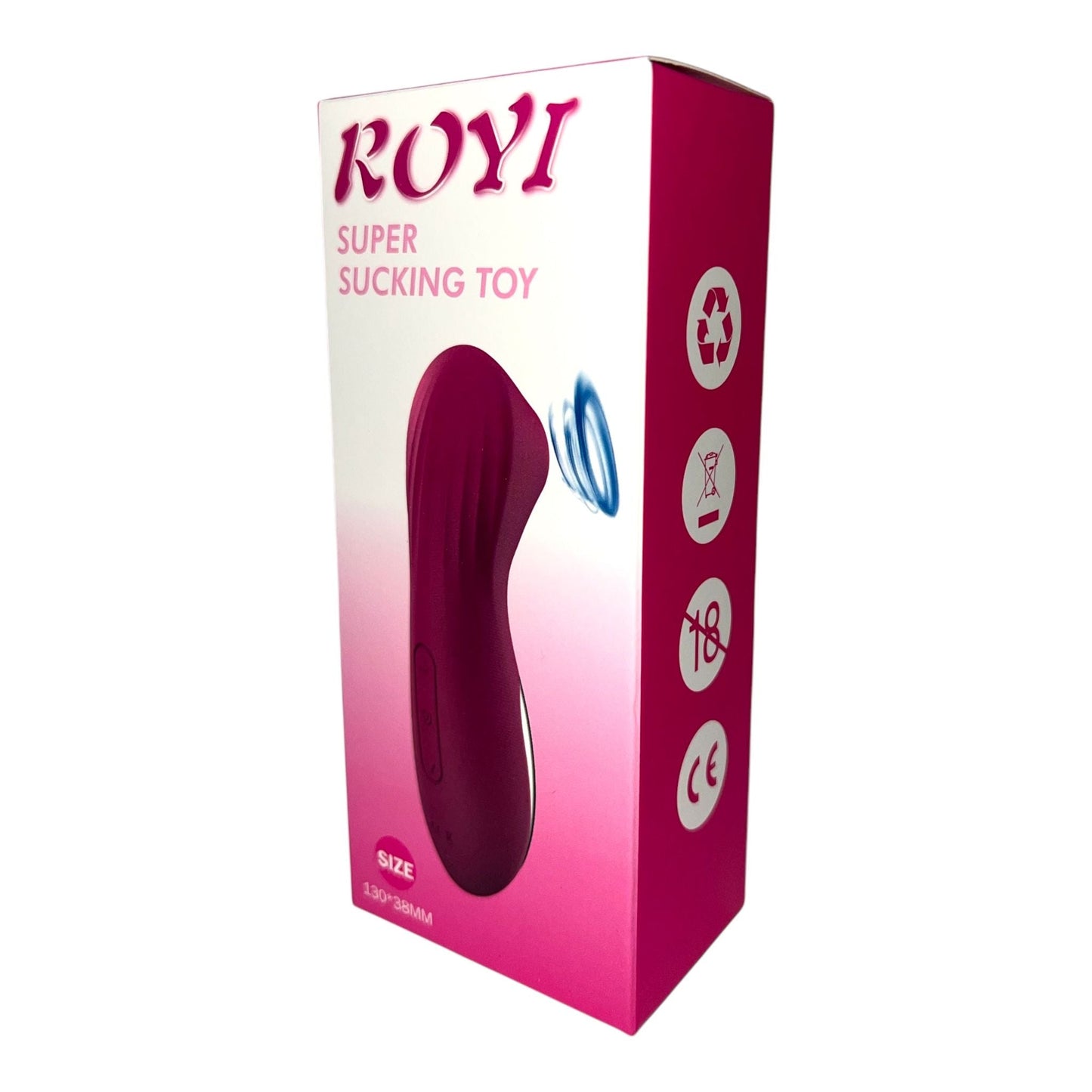 Super Sucking Toy – 10 Standen – Oplaadbaar – Waterproof – Zwart / Roze