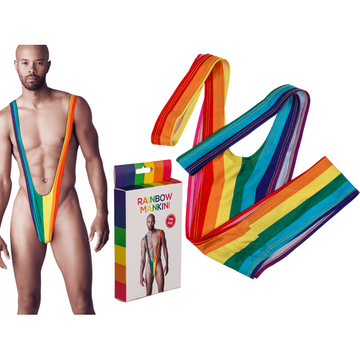Regenboog Mankini Herenzwempak