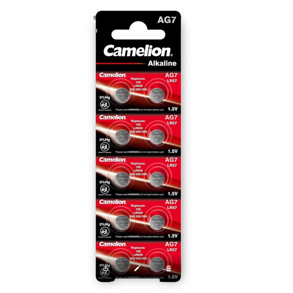 Camelion Knopfzelle LR57 / LR927 / 395 1,5V - 10 Stück