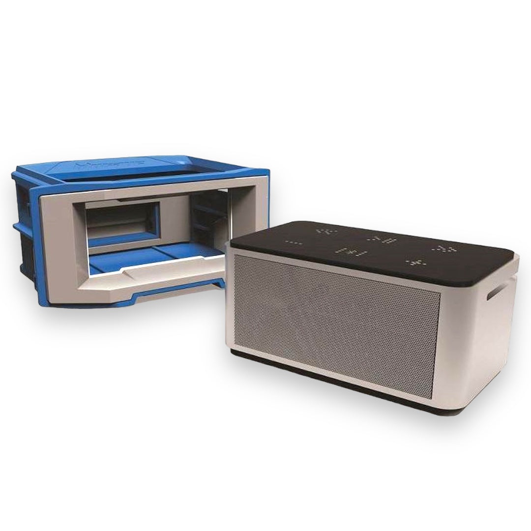 BluCave Gereedschapskoffer met Ingebouwde Bluetooth Speaker - Krachtig Geluid, Duurzaam en Draagbaar - Ideale Keuze voor Muziek tijdens het Klussen