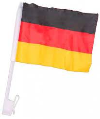 Duitse Vlag Voor op Auto 30x45cm - Toon Je Duitse Trots Onderweg