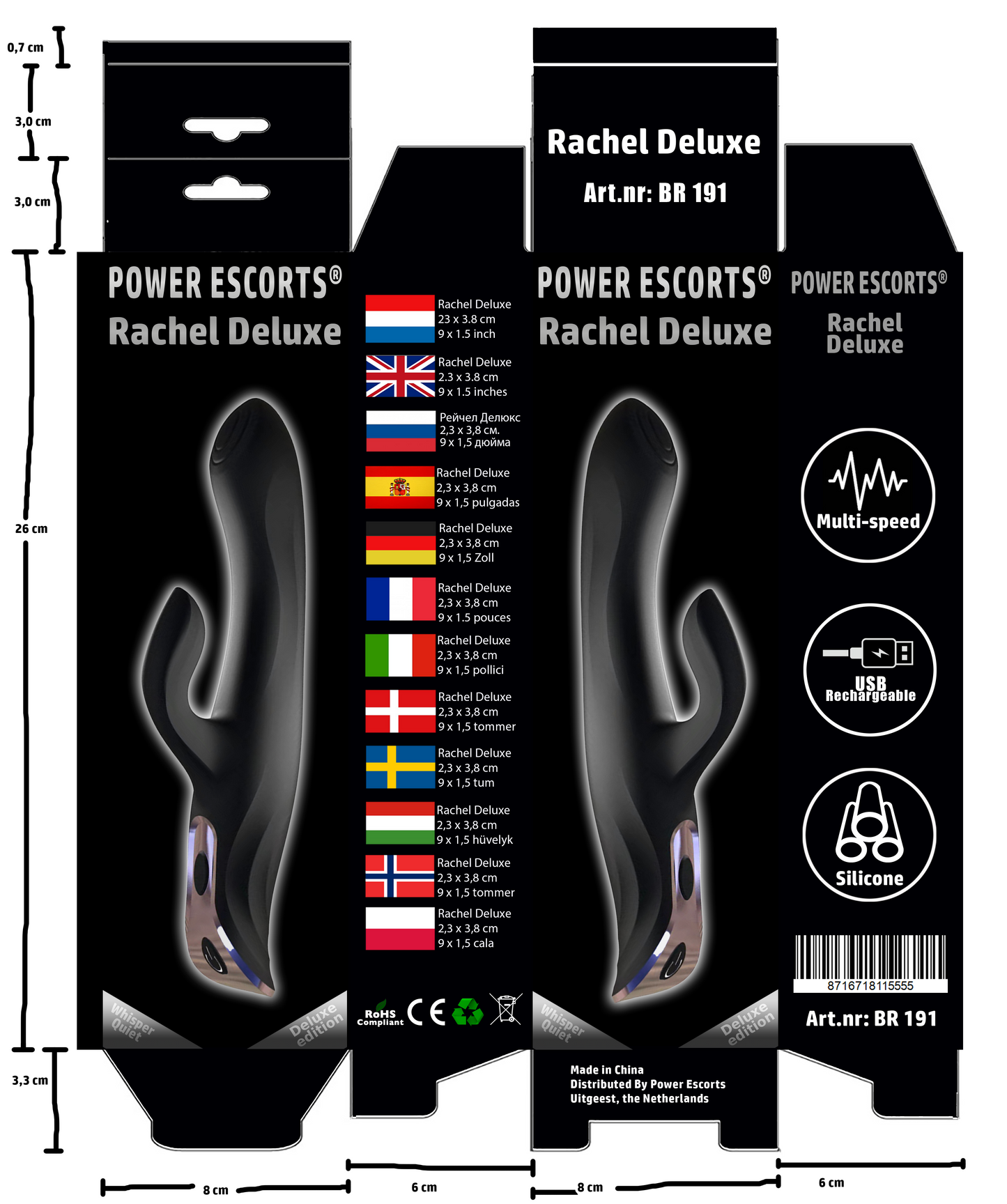 Rachel Deluxe Vibrator – G-Spot & Clitoris Stimulator
