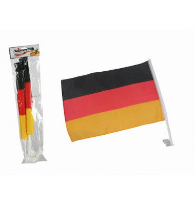 Duitse Vlag Voor op Auto 30x45cm - Toon Je Duitse Trots Onderweg
