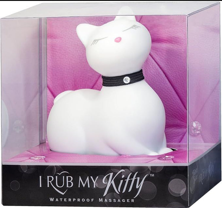 I Rub My Kitty – Witte Waterproof Vibrerende Massager | Discreet Katje