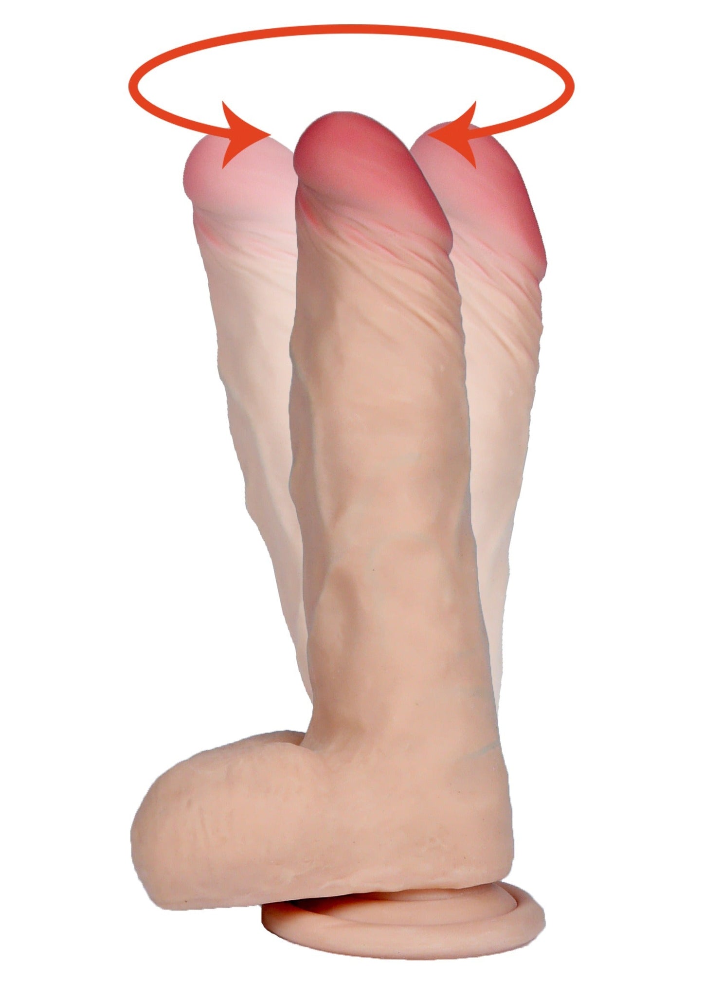 Bossoftoys Okeanos Loveclonex Ultra Realistic Vibrator - Cyber skin feels like real - Better then Silicone - 5-7 cm thick - Suction Cup - Wired Remote - 8 inch / 20 cm - 21-00022