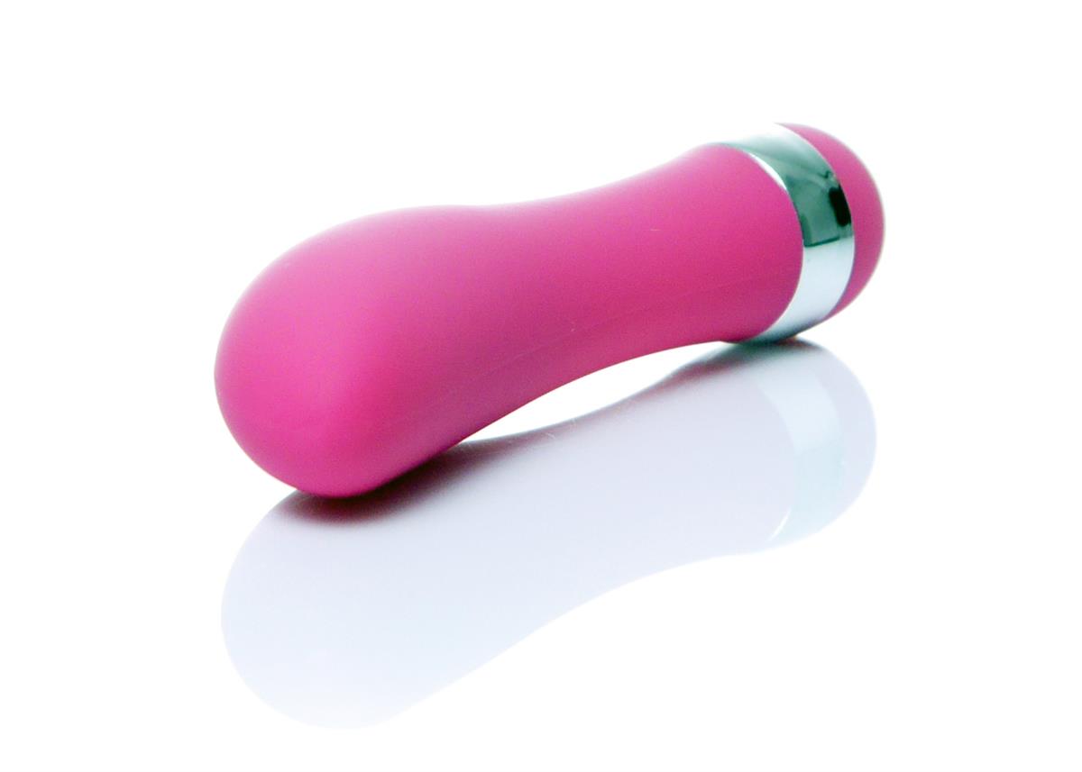 Bossoftoys - 26-00061 - Mini wand vibrator - Lady finger 02 - 10,5 cm - dia 2-2,5 cm - Pink - Window colourbox
