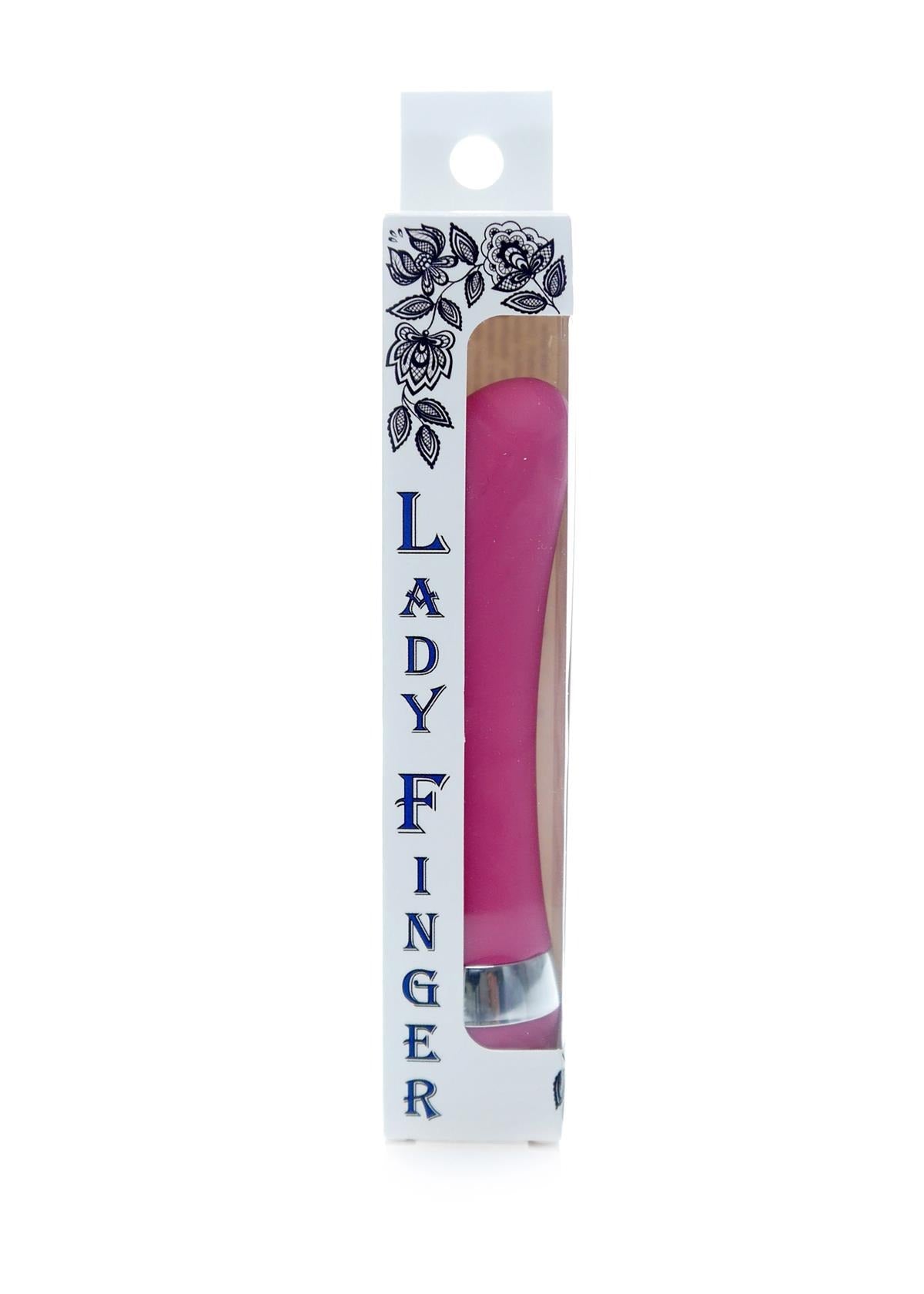 Bossoftoys - 26-00061 - Mini wand vibrator - Lady finger 02 - 10,5 cm - dia 2-2,5 cm - Pink - Window colourbox