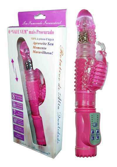 Tarzan Rabbit Vibrator Roze 24,5 cm - 36 functies