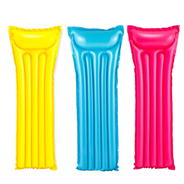 Intex Luchtbed 183 cm - Blauw, Rood/Roze of Geel