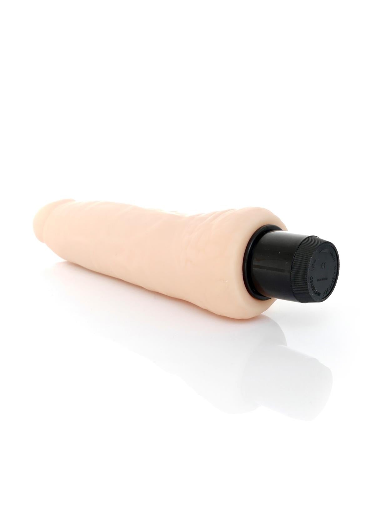 Bossoftoys - Rainbow 12 Function Realistic vibrator - Cyber leather - Extra ordinary Flexible Material - Flesh - 18.5 cm - 44-00004