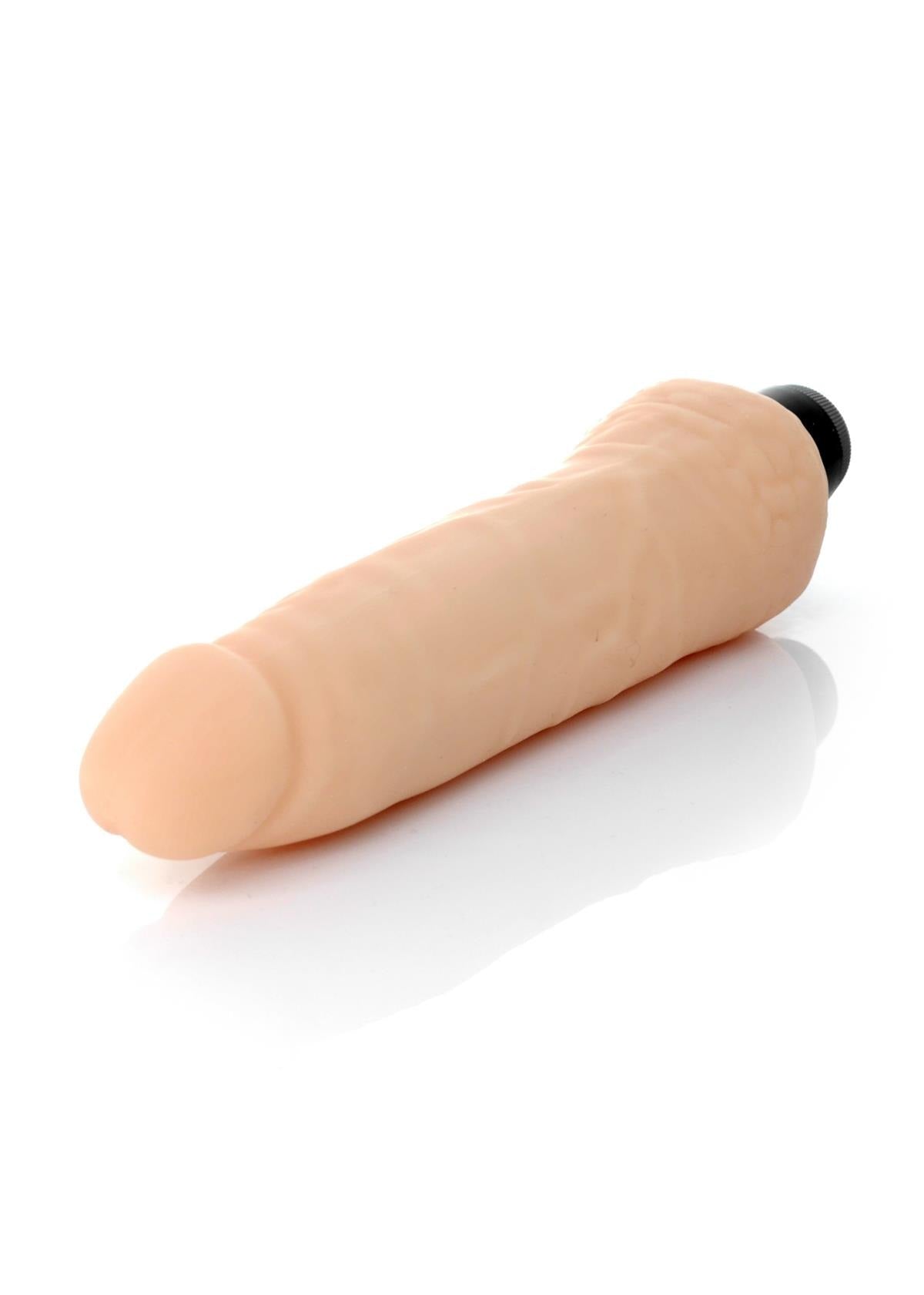 Bossoftoys - Rainbow 12 Function Realistic vibrator - Cyber leather - Extra ordinary Flexible Material - Flesh - 18.5 cm - 44-00004