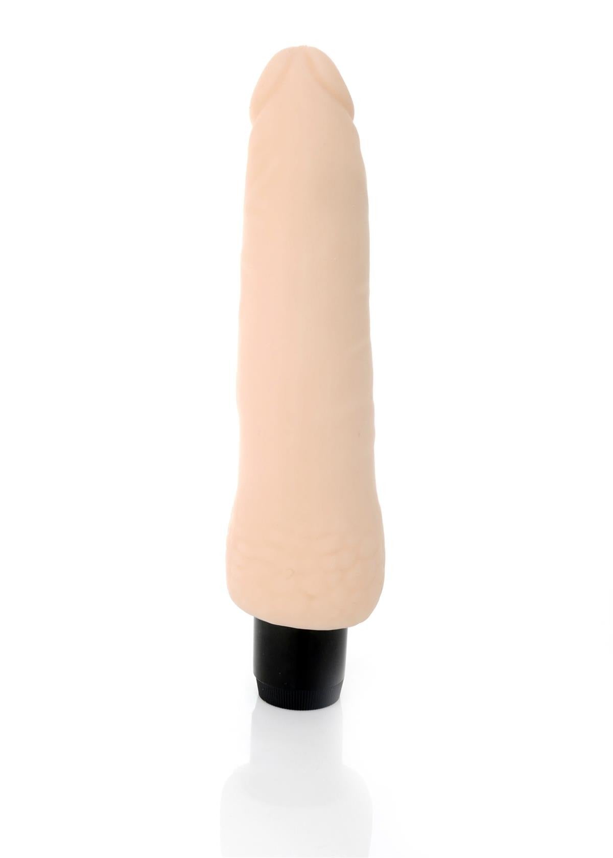 Bossoftoys - Rainbow 12 Function Realistic vibrator - Cyber leather - Extra ordinary Flexible Material - Flesh - 18.5 cm - 44-00004