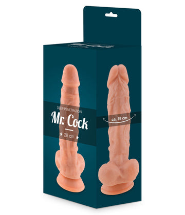 Mr. Cock X-Treme Dildo Flesh-coloured 28 cm