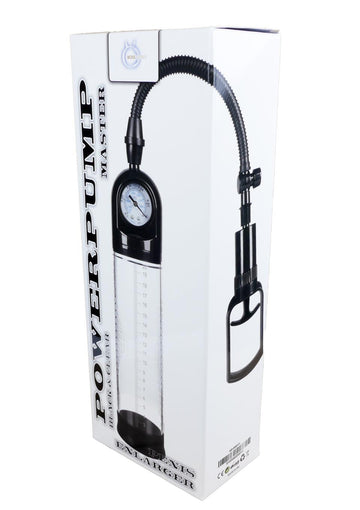Penispumpe mit Griff und Manometer - 32 cm