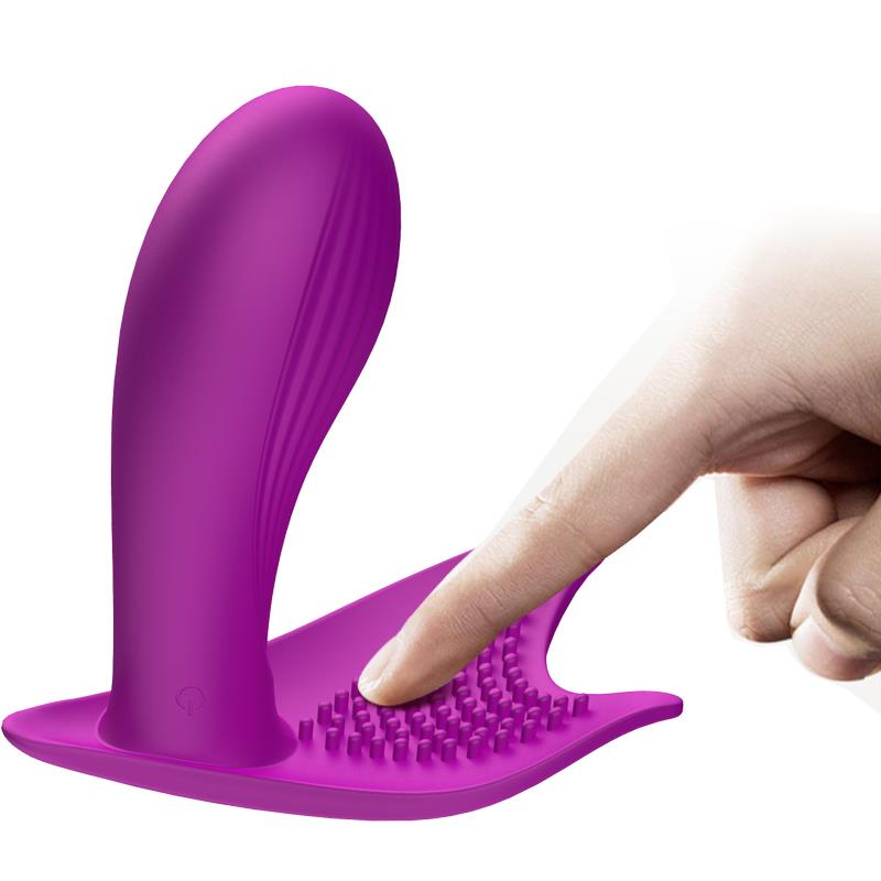 Remote Control Panty Vibrator - Heat Function - Voice Control - 10 Functions - Rechargeable - 9 cm x 9 cm - Luxury Gift Box - Purple