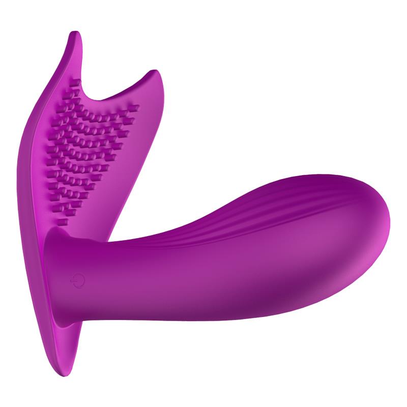 Remote Control Panty Vibrator - Heat Function - Voice Control - 10 Functions - Rechargeable - 9 cm x 9 cm - Luxury Gift Box - Purple