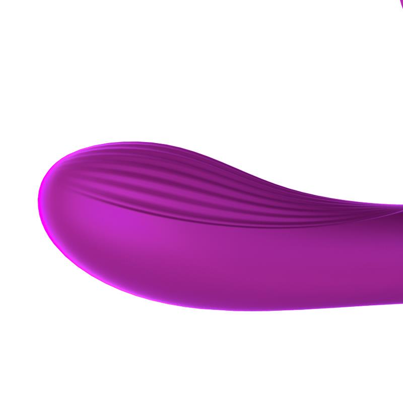 Remote Control Panty Vibrator - Heat Function - Voice Control - 10 Functions - Rechargeable - 9 cm x 9 cm - Luxury Gift Box - Purple