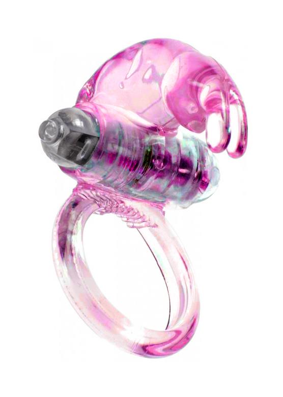 Rabbit Vibrerende Cockring Roze 7,5 cm